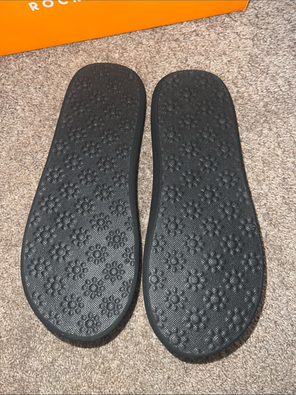 Rocket Dog Black Crochet Flip-Flops - Picture 3 of 4